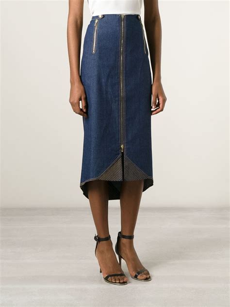 dior skirt women|dior denim skirt.